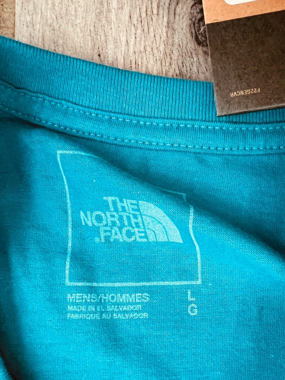The North Face Men’s Evolution Throwback Short Sleeve Tee Digital Steel Large NW
